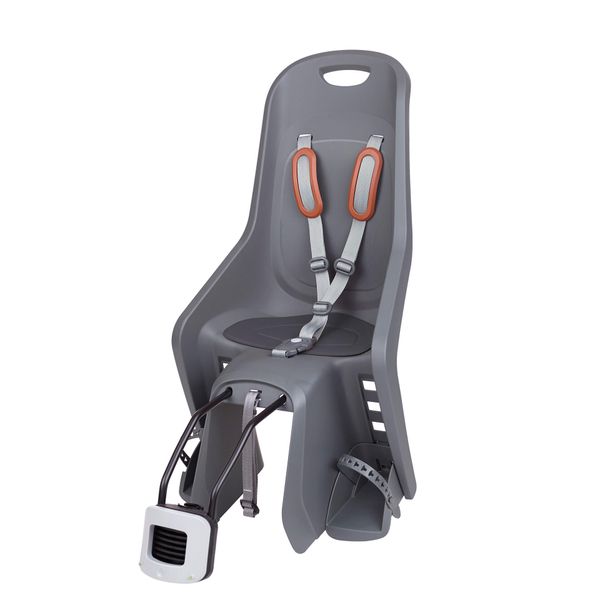 Fotelik rowerowy dziecięcy Polisport Bubbly Maxi FF Grey, tylny. Brązowe foteliki rowerowe POLISPORT. Za 360.39 zł.