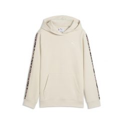 Młodzieżowa bluza z kapturem Essentials ze zwierzęcym nadrukiem PUMA. Biała bluzy damskie Puma, m, bez wzorów, z bawełny, z kapturem. Za 184.00 zł.
