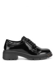 MEXX Półbuty MI001101043W Czarny. Czarne czółenka damskie Mexx, bez wzorów, ze skóry, bez obcasa, na obcasie. Za 299.99 zł.