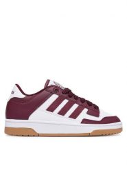 Adidas Sneakersy Rapid Court Low Shoes KI3898 Bordowy. Czerwone buty sportowe dziewczęce Adidas, ze skóry, bez zapięcia. Za 165.99 zł.