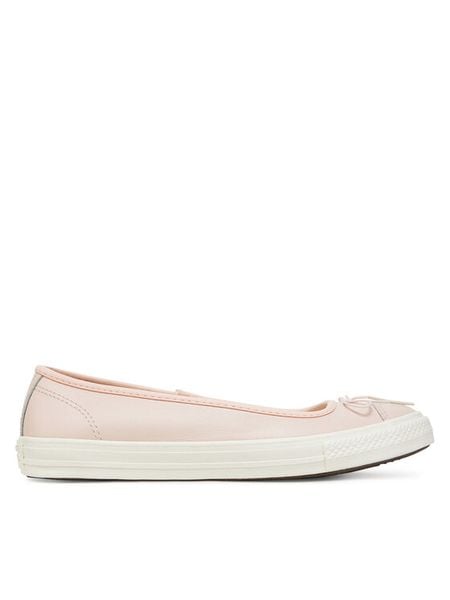 Converse Baleriny Chuck Taylor All Star Dainty A16209C Beżowy. Brązowe balerinki damskie Converse, bez wzorów. Za 329.99 zł.