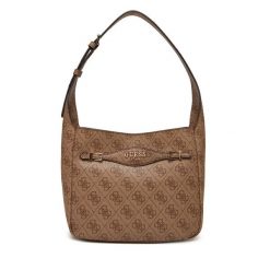 Torebka Guess. Brązowe torebki klasyczne damskie Guess, bez dodatków. Za 519.99 zł.
