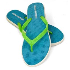 Japonki basenowe damskie Aqua Speed Loma. Niebieskie klapki damskie Aqua-Speed, bez wzorów, bez obcasa, bez zapięcia. Za 47.99 zł.