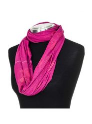 Buff Szal-koło w kolorze różowym - 68 x 53 cm rozmiar: onesize. Różowe szaliki damskie Buff, bez wzorów, z bawełny. Za 115.24 zł.