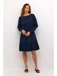 CULTURE Sukienka w kolorze granatowym rozmiar: M. Niebieskie sukienki damskie Culture, bez wzorów, bez ramiączek. Za 165.99 zł.