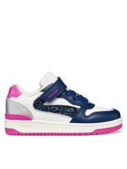 Geox Sneakersy J Washiba Girl J55HXA 054AJ C1Z4R D Kolorowy. Buty sportowe dziewczęce Geox, bez wzorów, ze skóry, bez zapięcia. Za 269.99 zł.