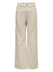 ONLY Spodnie sztruksowe "Hope" w kolorze beżowym rozmiar: 40/L32. Brązowe spodnie materiałowe damskie Only, z aplikacjami, z materiału. Za 86.99 zł.