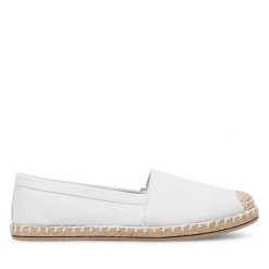 Espadryle Jenny Fairy. Białe espadryle damskie Jenny Fairy, bez wzorów, bez obcasa. Za 59.99 zł.