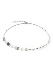 COEUR DE LION Naszyjnik z perłami - dł. 42 cm rozmiar: onesize. Szare naszyjniki damskie COEUR DE LION, z agatem, srebrne. Za 478.62 zł.