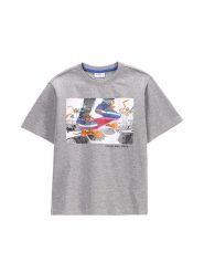 Coccodrillo T-Shirt WC5143206IBJ Szary Regular Fit. Szare t-shirty i koszulki chłopięce COCCODRILLO, bez wzorów, z bawełny, bez kołnierzyka, bez ramiączek. Za 39.99 zł.