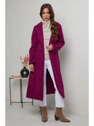 Le Comptoir du Manteau Płaszcz przejściowy w kolorze jagodowym rozmiar: 36. Czerwone płaszcze damskie Le Comptoir du Manteau, bez wzorów, z wełny, bez kaptura. Za 118.56 zł.