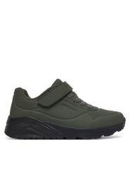 Skechers Sneakersy Uno Lite Vendox 403695L Zielony ciemny. Zielone buty sportowe chłopięce Skechers, ze skóry, bez zapięcia. Za 229.99 zł.