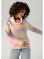 Aniston Golf ze wzorem rozmiar: 40. Golfy damskie Aniston, bez wzorów, ze splotem, bez ramiączek. Za 78.84 zł.