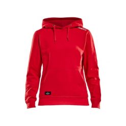 Damska bluza z kapturem Craft community. Czerwone bluzy damskie Craft, s, bez wzorów, z bawełny, z kapturem. Za 220.00 zł.