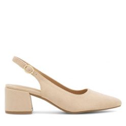 Czółenka Jenny Fairy. Brązowe czółenka damskie Jenny Fairy, bez wzorów, bez obcasa. Za 99.99 zł.