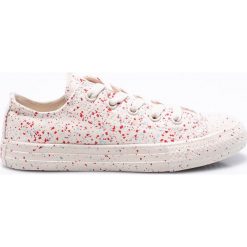 Converse - Tenisówki dziecięcee. Szare buty sportowe dziewczęce Converse, z gumy, na sznurówki. Za 219.90 zł.