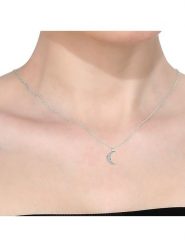 Diamant Vendôme Złoty naszyjnik z diamentami - dł. 40 cm rozmiar: onesize. Szare naszyjniki damskie Diamant Vendöme, z diamentem, srebrne. Za 491.99 zł.