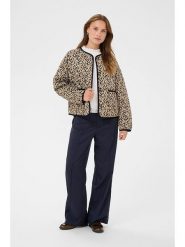 SAINT TROPEZ Kurtka przejściowa w kolorze beżowym rozmiar: XL. Brązowe kurtki damskie Saint Tropez, xl, bez wzorów, bez kaptura. Za 149.95 zł.
