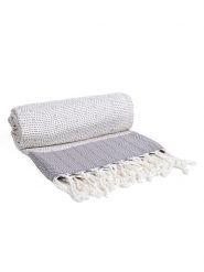 Samimi Chusta hammam "Nefes" w kolorze antracytowym - 180 x 100 cm rozmiar: onesize. Czarne chusty damskie Samimi, bez wzorów, z bawełny. Za 74.95 zł.