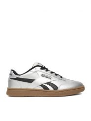 Reebok Sneakersy CEO-FORTE LOUNGER AR30252W-SBS Srebrny. Szare obuwie sportowe damskie Reebok, ze skóry, bez zapięcia. Za 259.99 zł.
