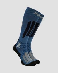 Skarpety unisex X-Socks Ski Touring Expert Otc Neo Navy A149. Niebieskie skarpetki damskie X Socks, bez wzorów, z materiału. Za 189.99 zł.