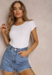 Białe Body Auxothee. Białe body i gorsety Renee, bez wzorów, z bawełny. Za 19.99 zł.