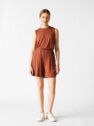 Les Lunes Kombinezon "Violeett" w kolorze pomarańczowym rozmiar: XXS. Pomarańczowe kombinezony damskie Les Lunes, xxs, bez wzorów, bez kołnierzyka, bez ramiączek. Za 173.99 zł.