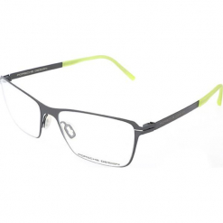 Oprawki "P8263" w kolorze ciemnoszaro-zielonym. Szare okulary przeciwsłoneczne damskie Porsche Design, Bobbi Brown. W wyprzedaży za 349.95 zł.