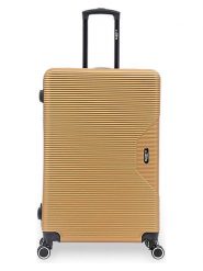 BlueStar Walizka "Wagram" w kolorze jasnobrązowym - 48,5 x 75,5 x 29,5 cm rozmiar: onesize. Brązowe walizki Bluestar, bez wzorów, z materiału. Za 282.99 zł.