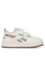 Reebok Sneakersy 24KC2080(III)DZ Biały. Białe buty sportowe dziewczęce Reebok, z materiału, bez zapięcia. Za 129.99 zł.