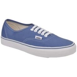 Buty sneakersy Vans Authentic granatowe. Niebieskie obuwie sportowe damskie Vans, bez zapięcia, Vans Authentic. Za 317.25 zł.