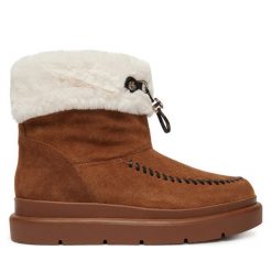 Śniegowce Guess. Brązowe śniegowce damskie Guess. Za 714.99 zł.