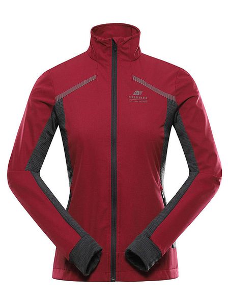 Alpine Pro Kurtka softshellowa "Ukeb" w kolorze czerwono-szarym rozmiar: L. Czerwone kurtki sportowe damskie Alpine Pro, l, bez wzorów, bez kaptura. Za 222.94 zł.