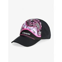 Czapka z daszkiem Crazy Cap Bro - crazy wave/pop. Czarne czapki z daszkiem damskie Crazy, bez wzorów. Za 188.99 zł.
