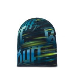 Czapka BUFF ECOSTRETCH BEANIE ORBY. Niebieskie czapki damskie Buff, na zimę, bez wzorów. W wyprzedaży za 83.93 zł.