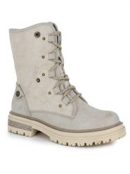 Kimberfeel Botki zimowe "Yasmine" w kolorze kremowym rozmiar: 36. Brązowe botki damskie Kimberfeel, na zimę, z materiału, bez obcasa, bez zapięcia. Za 347.99 zł.