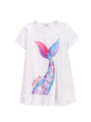 Coccodrillo T-Shirt WC5143203IGK Biały Regular Fit. Białe koszulki i t-shirty dziewczęce COCCODRILLO, bez wzorów, z bawełny, bez kołnierzyka, bez ramiączek. Za 29.99 zł.