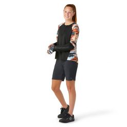 Bluza rowerowa damska Smartwool Mountain Bike LS. Czarne bluzy damskie Smartwool, l, bez wzorów, bez kaptura. Za 189.99 zł.