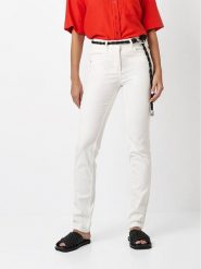 Toni Dżinsy - Slim fit - w kolorze białym rozmiar: W46. Białe jeansy damskie Toni, z podwyższonym stanem. Za 152.99 zł.