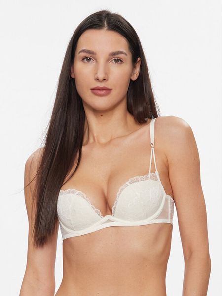 Calvin Klein Underwear Biustonosz balkonetka 000QF7751E Écru. Biustonosze Calvin Klein Underwear, bez wzorów, z syntetyku. Za 209.99 zł.