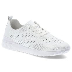 Białe Sneakersy Artiker Wygodne Płaskie Obuwie Damskie. Białe obuwie sportowe damskie Artiker, na wiosnę, bez zapięcia. Za 179.00 zł.