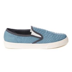 Espadryle sportowe w kolorze niebieskim. Niebieskie espadryle damskie CANELLINI, z materiału, bez zapięcia. Za 218.99 zł.