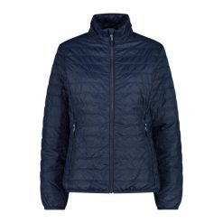 Damska kurtka puchowa CMP. Niebieskie kurtki damskie CMP, bez wzorów, z puchu, bez kaptura. Za 380.50 zł.