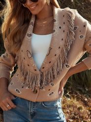 LA Angels Kardigan w kolorze beżowym rozmiar: S. Brązowe kardigany damskie LA Angels, s, bez wzorów. Za 187.96 zł.