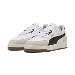 Sneakersy unisex Shuffle Downtown PUMA White Black Vapor Gray. Białe obuwie sportowe damskie Puma, bez zapięcia, trekkingowe. W wyprzedaży za 189.00 zł.