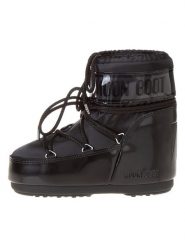 Moon Boot Botki zimowe "Icon Low Glance" w kolorze czarnym rozmiar: 39-41. Czarne botki damskie Moon Boot, na zimę, z materiału, bez obcasa, bez zapięcia. Za 568.34 zł.