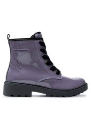 Geox Kozaki Jr Casey J9420G 000HH C8016 S Fioletowy. Fioletowe kozaki dziewczęce Geox, bez wzorów, ze skóry, bez obcasa, bez zapięcia. Za 379.99 zł.