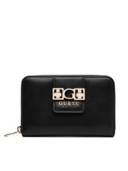Guess Portfel Jane Slg SWVG98 91140 Czarny. Czarne portfele damskie Guess, z aplikacjami, ze skóry. Za 209.99 zł.