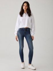 LTB Dżinsy "Amy" - Skinny fit - w kolorze granatowym rozmiar: W25/L30. Niebieskie jeansy damskie LTB, z podwyższonym stanem. Za 84.01 zł.