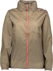 Peak Mountain Kurtka przeciwwiatrowa w kolorze beżowym rozmiar: XL. Brązowe kurtki sportowe damskie Peak Mountain, xl, bez wzorów, bez kaptura. Za 113.99 zł.